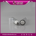 SRS high quality plastic 15ml airless press roll on bottle